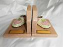 Picture of Style # 1600 - Baby shoes on wood bookends